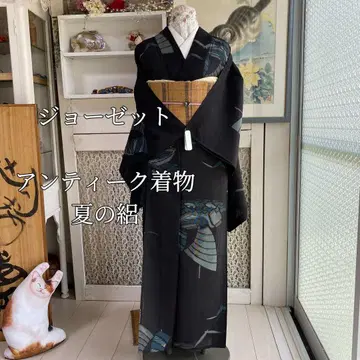 [ 앤티크 기모노 여름용 조젯 새상품급! ]