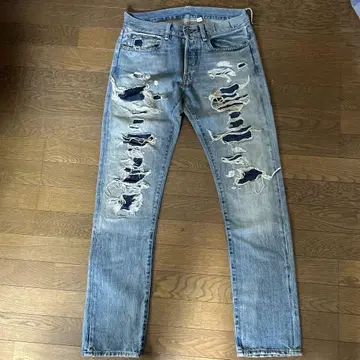 POLO 랄프 로렌 DENIM & SUPPLY 데미지 데님