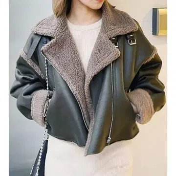 EVRIS / 숏 보아 블루종