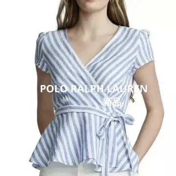 POLO 랄프 로렌 셔츠 스트라이프 린넨 미국 구매 새상품