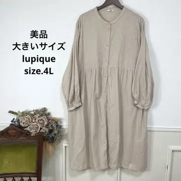 새상품급 빅 사이즈 lupique 내추럴 원피스 17호