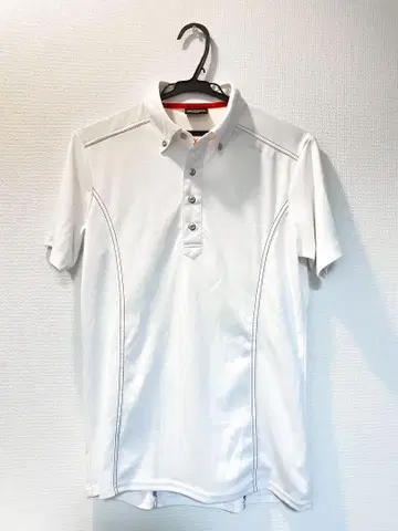 TaylorMade 테일러메이드 반팔 피케 셔츠 속건성 화이트