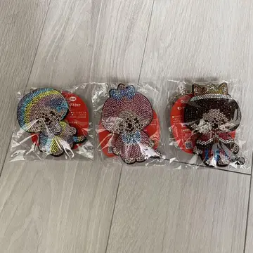스팽글 몬치치 키 홀더 3세트