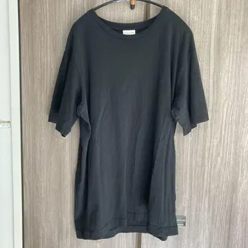 새상품급 DRIES VAN NOTEN 블랙 레귤러 핏 티셔츠