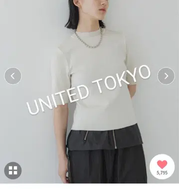 UNITED TOKYO 유나이티드 도쿄 팔라스 크루 썸머 니트