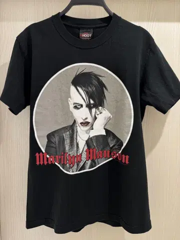 마릴린 맨슨 2004년 세계 투어 MarilynManson 빈티지 락 T