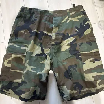 카모플라쥬 카고 숏팬츠