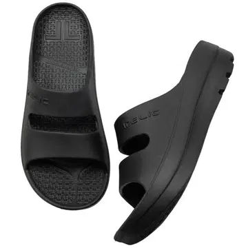 TELIC 리커버리 샌들 W-STRAP 블랙 L