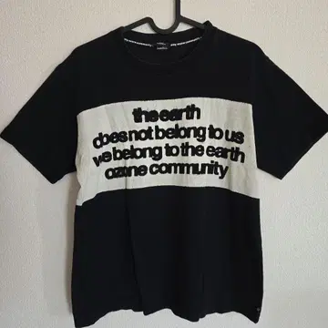 오존 커뮤니티 반팔 티셔츠 블랙 M