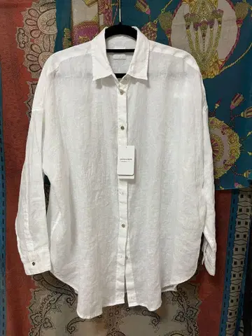 [ Spick&Span ] 80 린넨 카슈쿨 빅 셔츠
