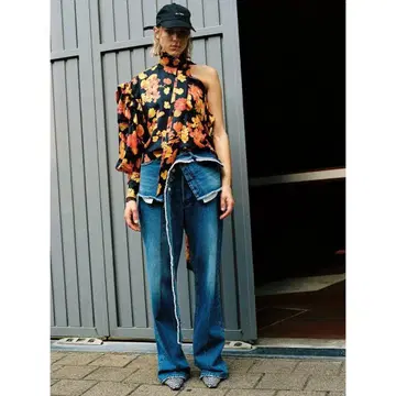 Meryll Rogge 데님 팬츠 & 허리 피스 SIZE:25