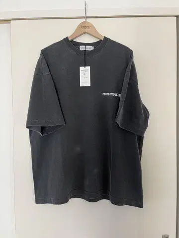COOTIE Pigment Dyed 피그먼트 티셔츠 블랙 S 사이즈