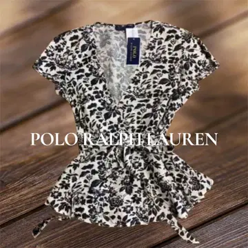 POLO 랄프 로렌 꽃무늬 린넨 셔츠 미국 구매 새상품