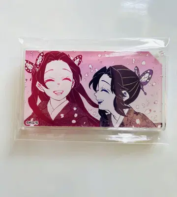 귀멸의 칼날 원화전 카나에 시노부 아크릴 키링 자매