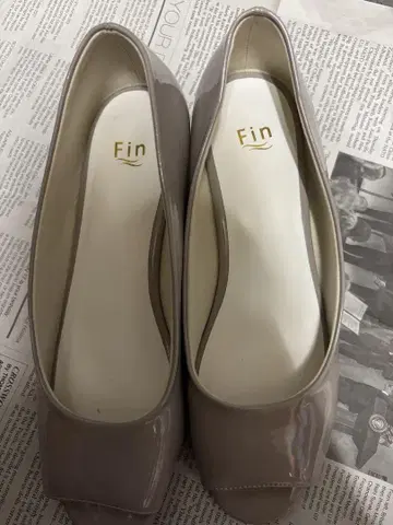 Fin 오픈토 인솔 24cm 미사용에 가까운 상태