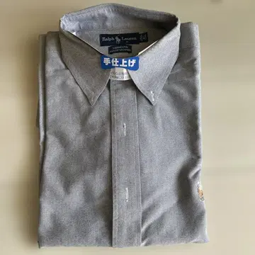 랄프 로렌 BIG SHIRT 옥스포드 BD 셔츠 자수 포니 파랑 M