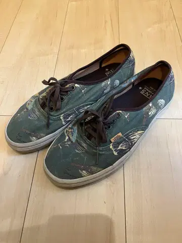 Vans 그린 패턴 스니커즈
