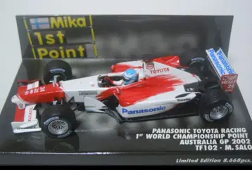 새상품급 도요타 F1 미니카 1/43
