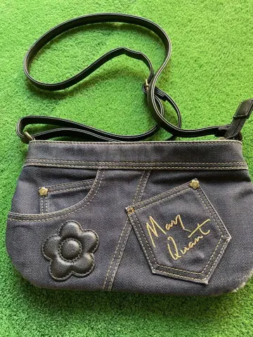 MARY QUANT 데님 숄더백