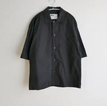 MHL. 마가렛호웰 코튼 린넨 반팔 셔츠