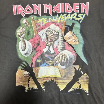 80년대 Iron Maiden 빈티지 셔츠