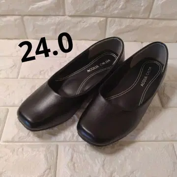 니센 ACQUA CALDA / 와이드 플랫 슈즈 24.0 (5E)