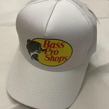 미사용 버스 프로 숍 Bassproshops 캡 화이트 흰색