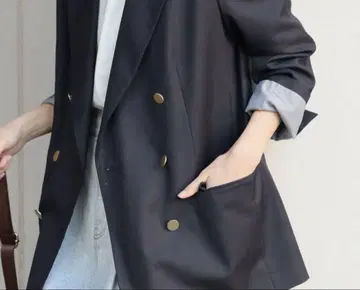 JOURNAL STANDARD 네이비 테일러드 자켓