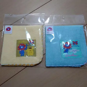 오사카 엑스포 산리오 손수건 타월 시나몬 폼폼푸딩