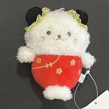 시로탄 요코하마 한정판 차이나복 마스코트 봉제 인형