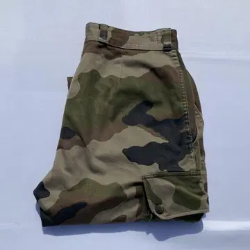 90년대 독일군 군용 팬츠 카고 팬츠 리브 부착 4포켓 우드랜드 카모