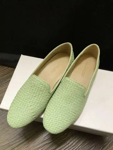 허시파피 민트 그린 메쉬 로퍼 37(23.5cm)