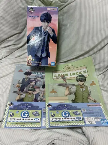 블루 록 제일복권 A상 세이이치 피규어 G상 클리어 파일