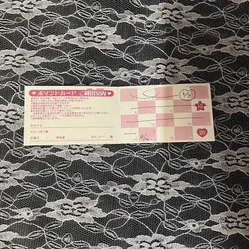 13 프리큐어 프리티 스토어 포인트 카드 20pt