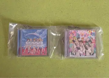 러브 라이브! 시리즈 15주년 기획 미니 CD 참 키링 Liella 세트