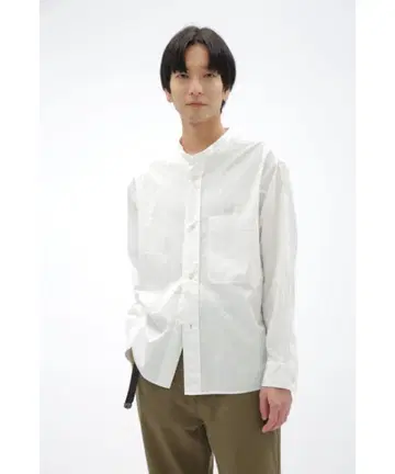 미사용 MHL GARMENT DYE COTTON POPLIN M 사이즈