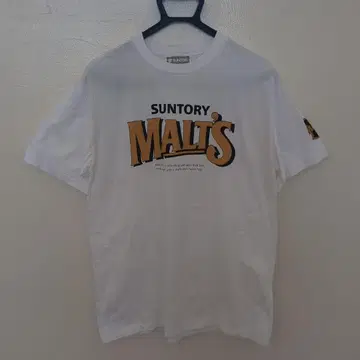 90년대 산토리 MALT'S 티셔츠 화이트