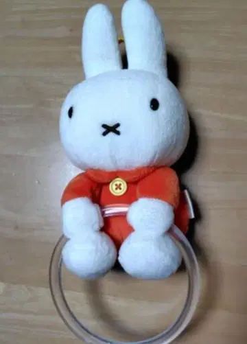 미피 봉제 인형 링 달린 타월 행거