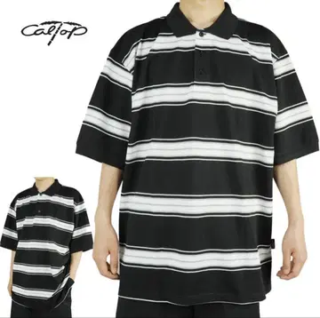 CalTop 칼탑 보더 피케 셔츠