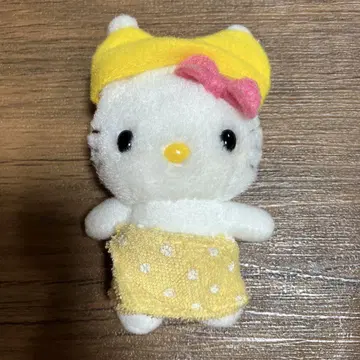키티 목욕 후 봉제 인형