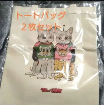 히구치 유코 토트백 톰과 제리 원더랜드의 앨리스 2장 세트
