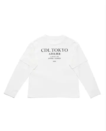새상품 CDL Atelier Layered L/S Tee