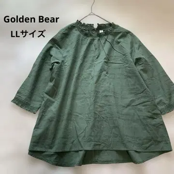 [ 새상품급 ] Golden Bear 프릴 넥 코튼 튜닉 LL