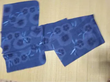 미사용 새상품. 여성용 유카타 ( 네이비 컬러 잠자리 패턴 )