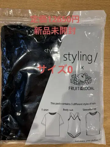 styling/ x FRUIT OF THE LOOM 팩 T셔츠