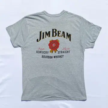 80's hanes Jim Beam 프린트 티셔츠 usa제 기업 t