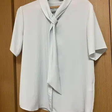 가마쿠라 셔츠 보타이 블라우스