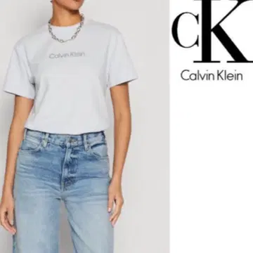 무료배송 새상품 CALVIN KLEIN 여성용 라운드넥 티셔츠 XL