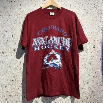 90s-00s COLORADO AVALANCHE 프린트 티셔츠 싱글