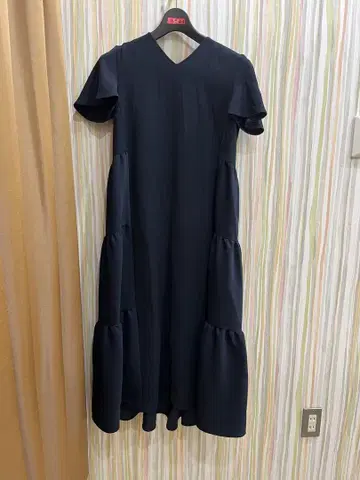 [새상품급] YOKOCHAN 요코  티어드 원피스 드레스 블랙 36